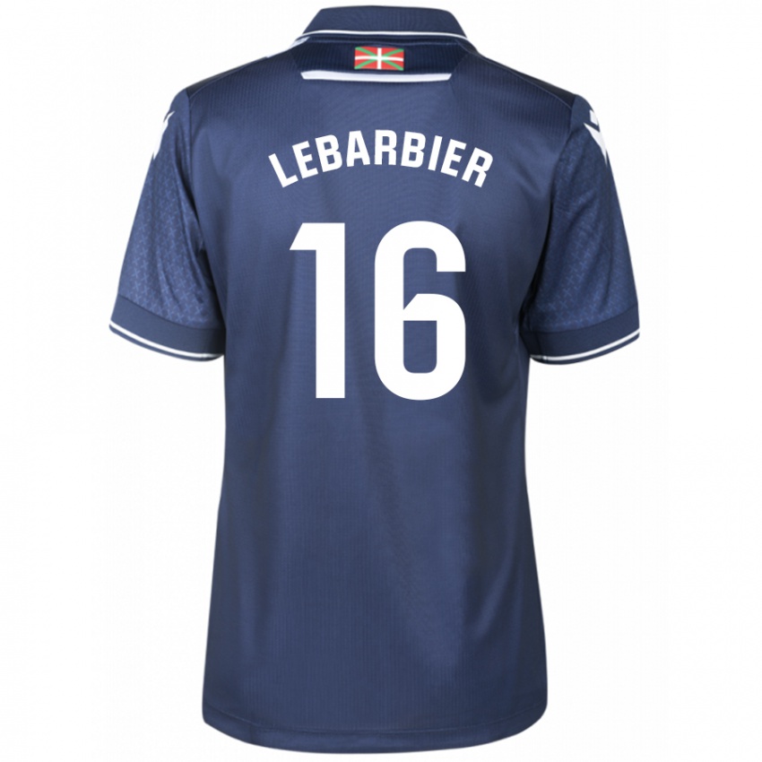Homme Maillot Alex Lebarbier #16 Marin Tenues Extérieur 2023/24 T-Shirt Suisse