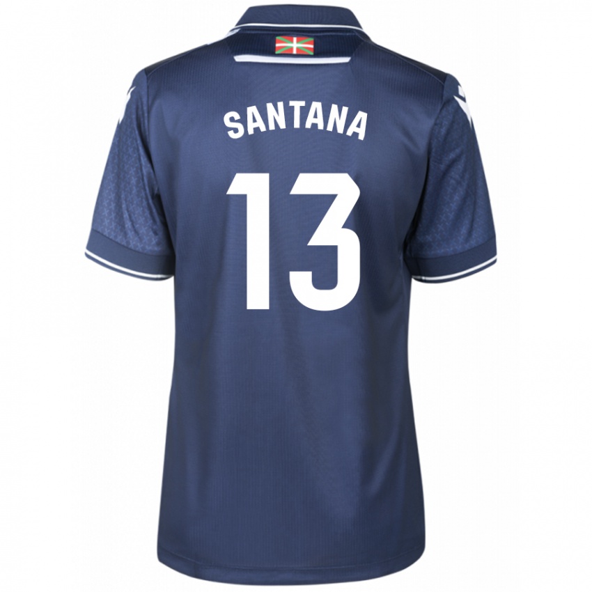 Herren Olatz Santana #13 Marine Auswärtstrikot Trikot 2023/24 T-Shirt Schweiz
