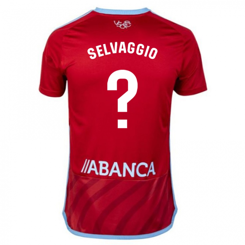 Herren Nico Selvaggio #0 Rot Auswärtstrikot Trikot 2023/24 T-Shirt Schweiz