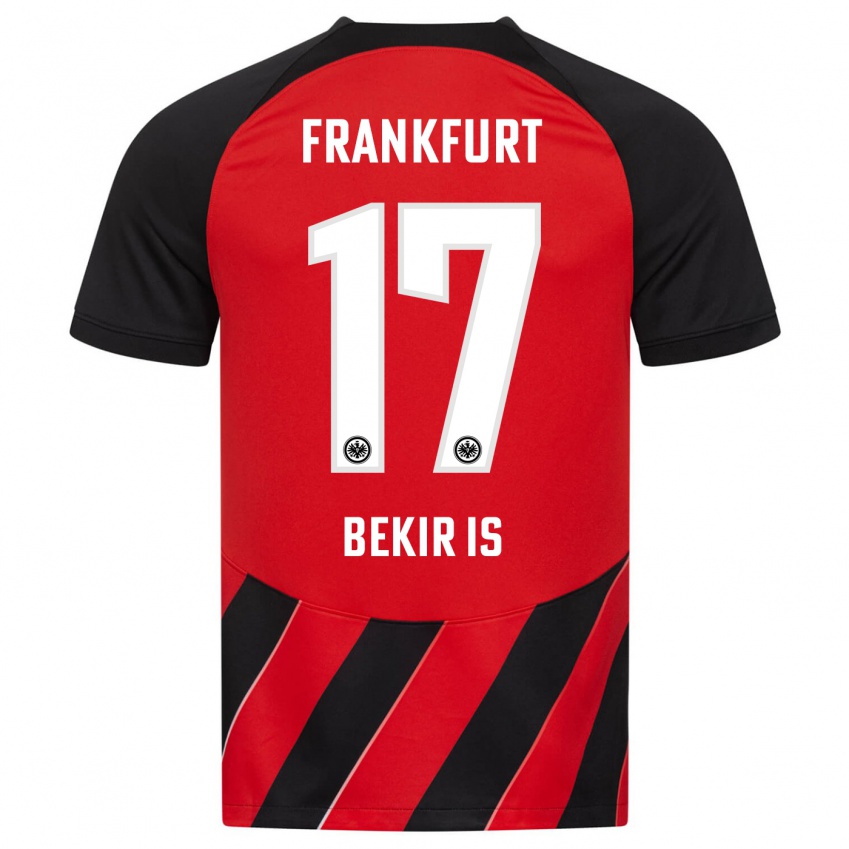 Damen Eba Bekir Is #17 Rot Schwarz Heimtrikot Trikot 2023/24 T-Shirt Schweiz