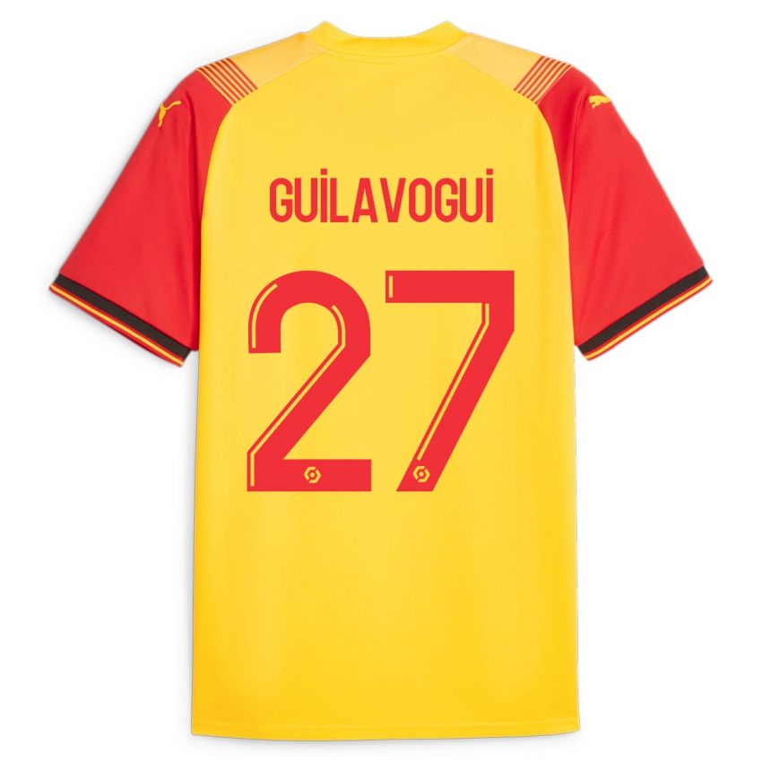 Damen Morgan Guilavogui #27 Gelb Heimtrikot Trikot 2023/24 T-Shirt Schweiz