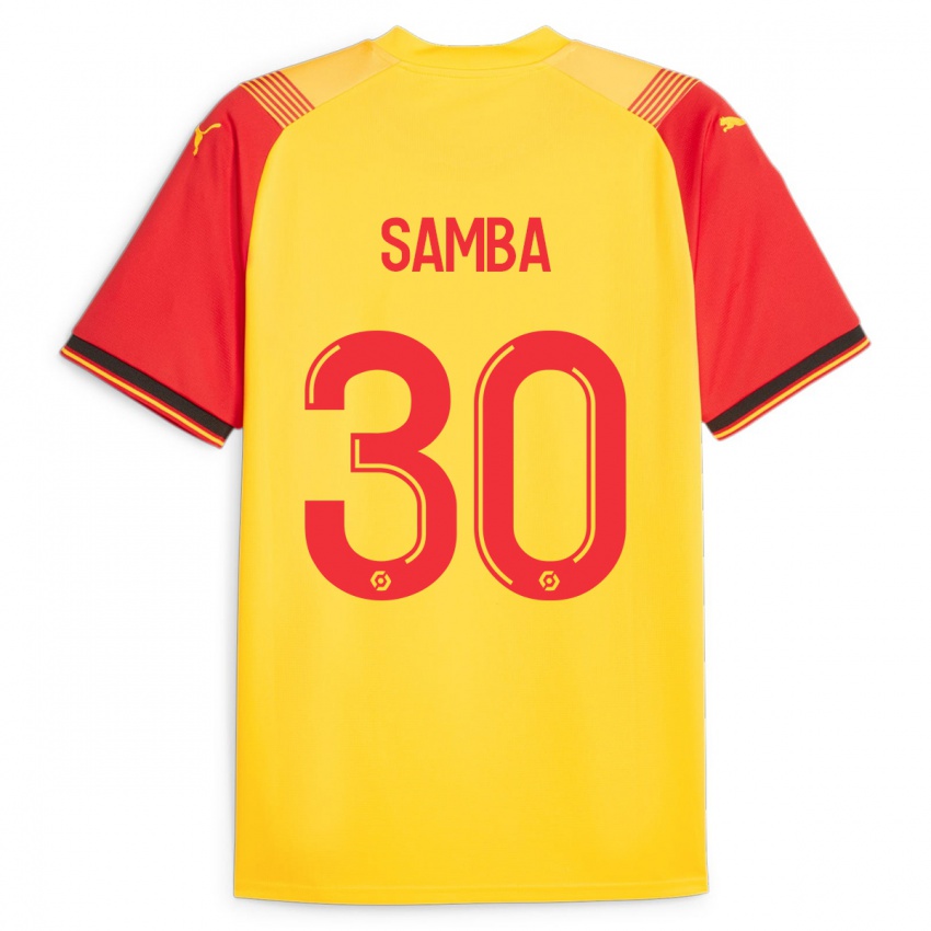 Damen Brice Samba #30 Gelb Heimtrikot Trikot 2023/24 T-Shirt Schweiz