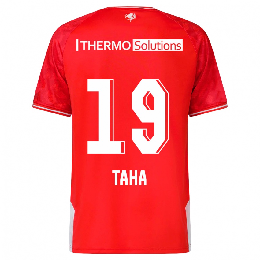 Damen Younes Taha #19 Rot Heimtrikot Trikot 2023/24 T-Shirt Schweiz