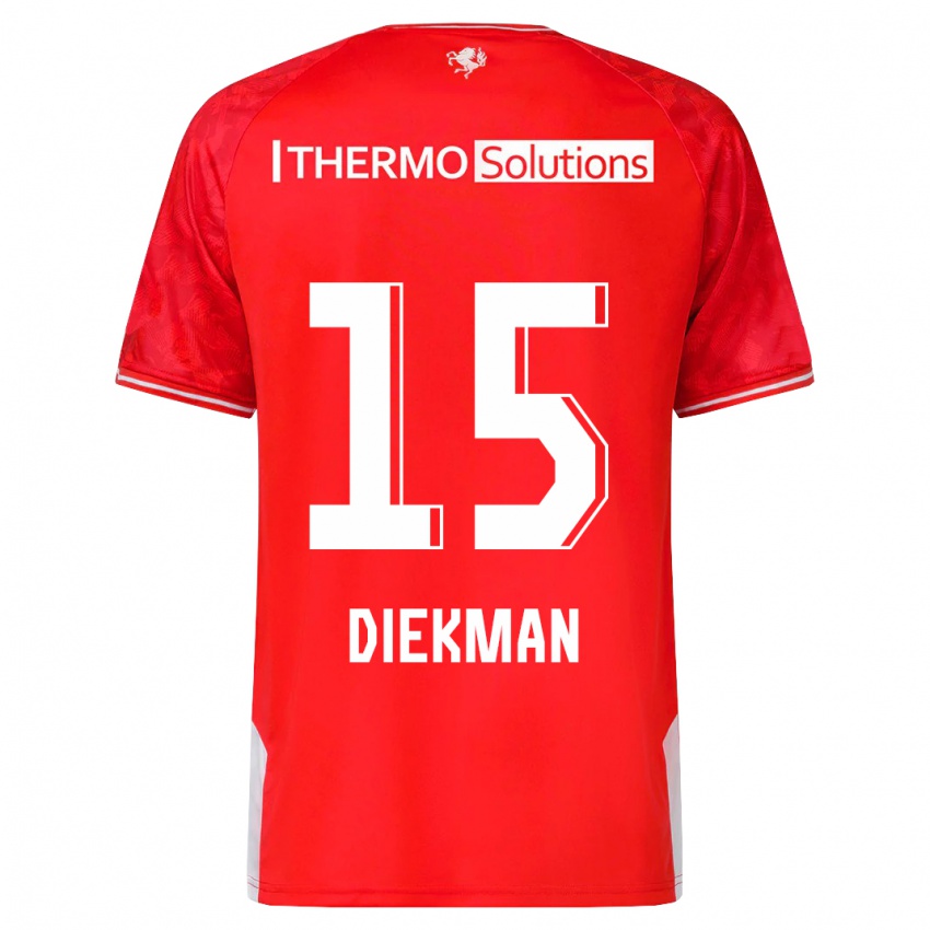 Damen Jill Diekman #15 Rot Heimtrikot Trikot 2023/24 T-Shirt Schweiz