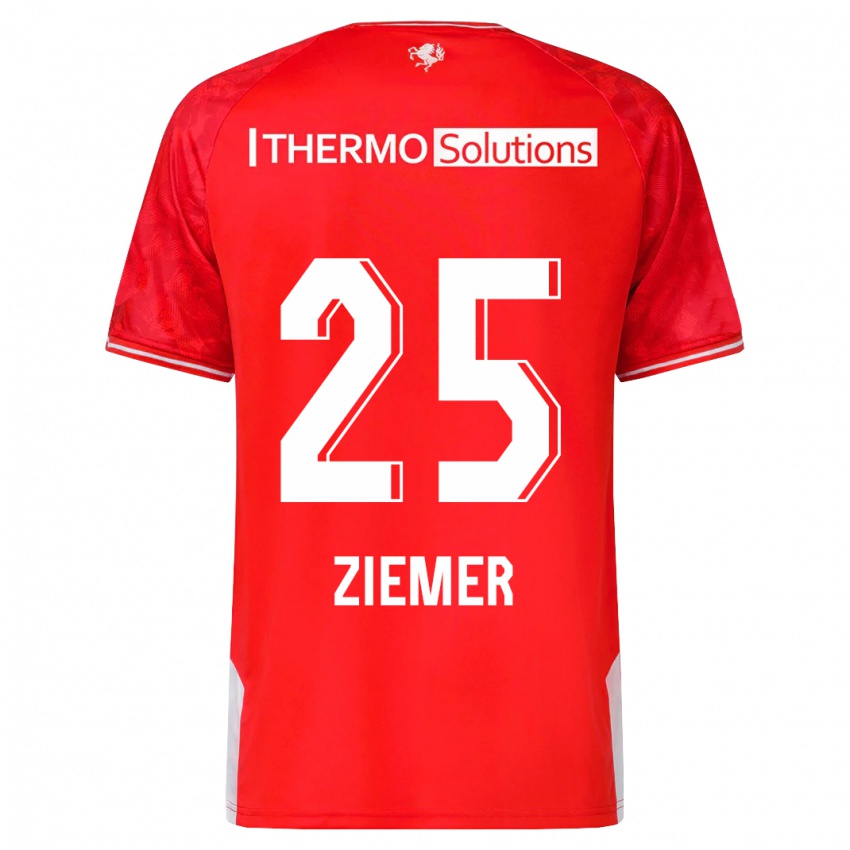 Damen Taylor Ziemer #25 Rot Heimtrikot Trikot 2023/24 T-Shirt Schweiz