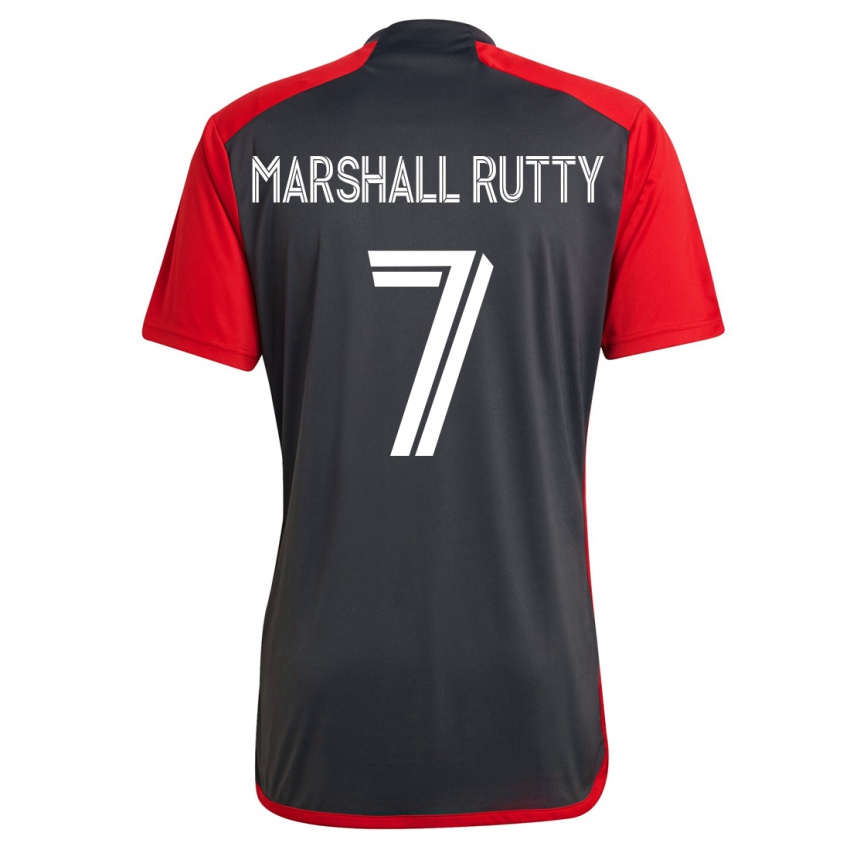 Femme Maillot Jahkeele Marshall-Rutty #7 Gris Tenues Domicile 2023/24 T-Shirt Suisse