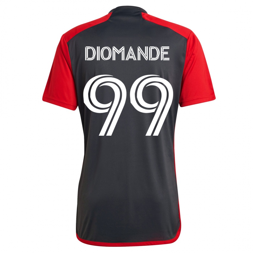 Damen Adama Diomande #99 Grau Heimtrikot Trikot 2023/24 T-Shirt Schweiz