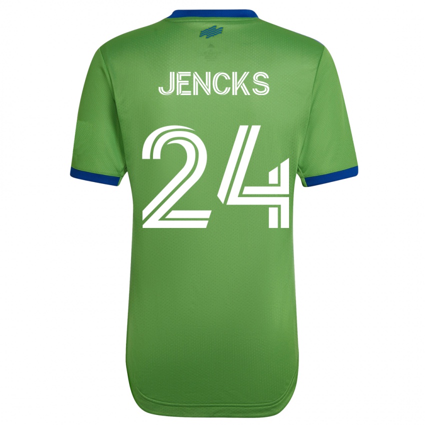 Damen India Jencks #24 Grün Heimtrikot Trikot 2023/24 T-Shirt Schweiz
