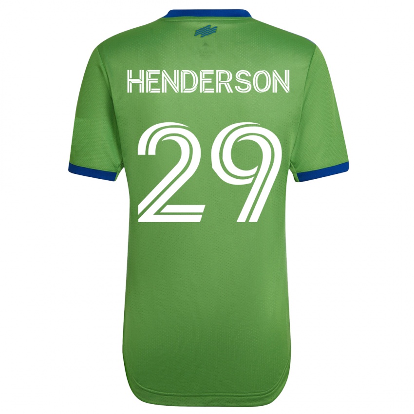 Femme Maillot Anna Henderson #29 Vert Tenues Domicile 2023/24 T-Shirt Suisse