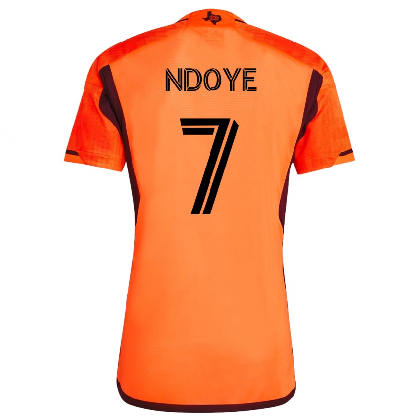 Femme Maillot Papa Ndoye #7 Orange Tenues Domicile 2023/24 T-Shirt Suisse