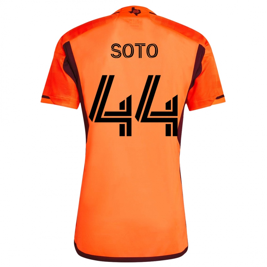 Femme Maillot Ezekiel Soto #44 Orange Tenues Domicile 2023/24 T-Shirt Suisse