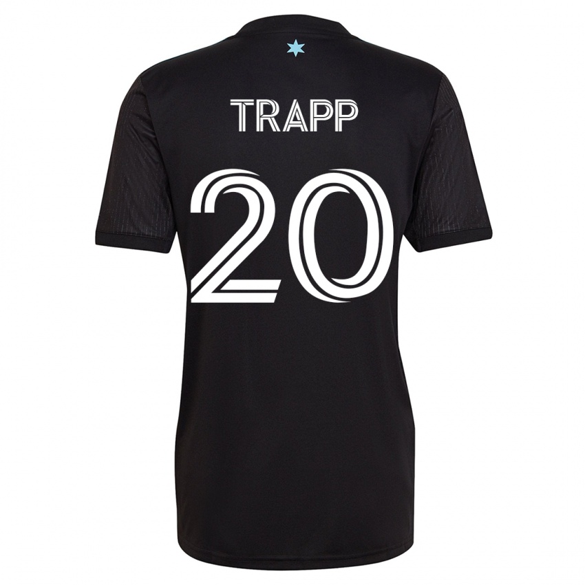 Femme Maillot Wil Trapp #20 Noir Tenues Domicile 2023/24 T-Shirt Suisse