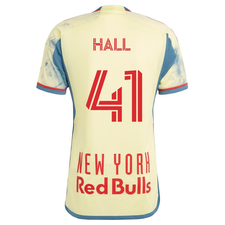 Femme Maillot Julian Hall #41 Jaune Tenues Domicile 2023/24 T-Shirt Suisse