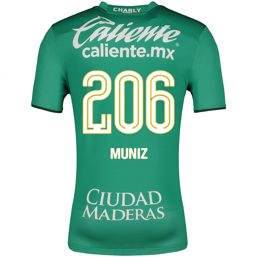 Femme Maillot Isaác Muñíz #206 Vert Tenues Domicile 2023/24 T-Shirt Suisse