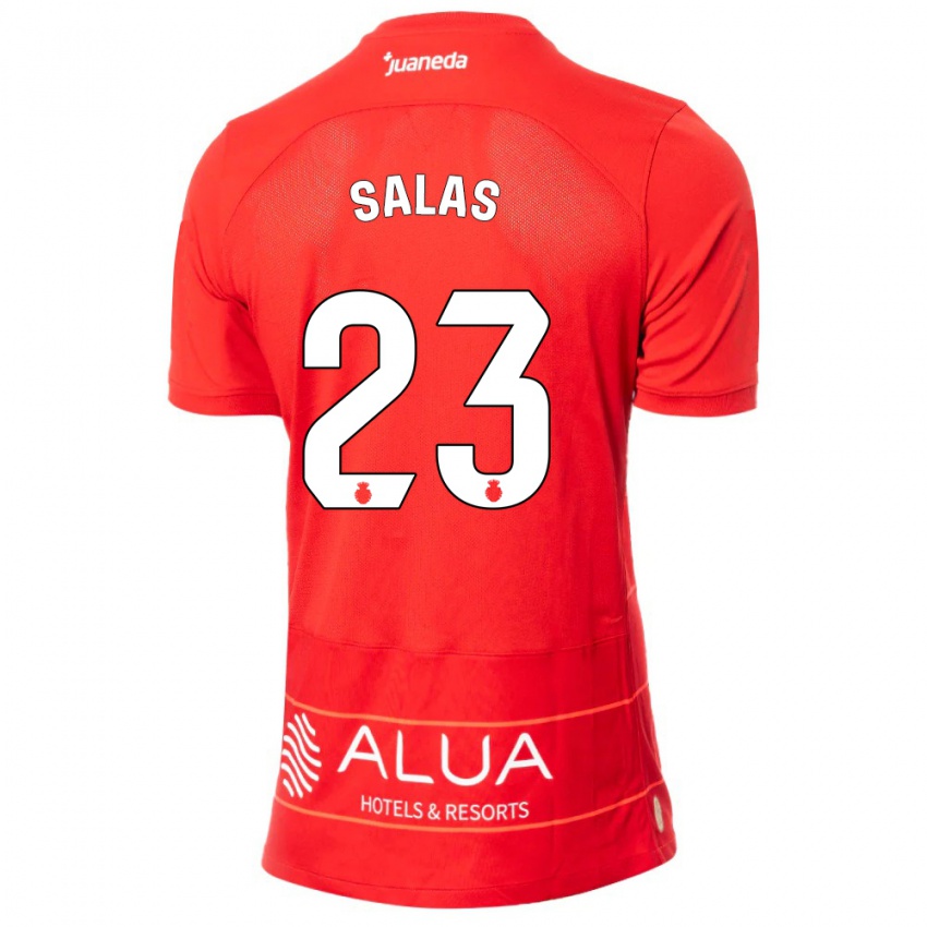 Damen Jan Salas #23 Rot Heimtrikot Trikot 2023/24 T-Shirt Schweiz