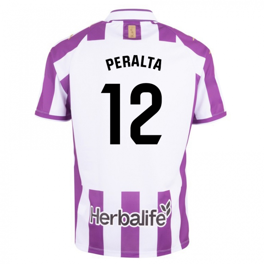 Femme Maillot Fernando Peralta #12 Violet Tenues Domicile 2023/24 T-Shirt Suisse