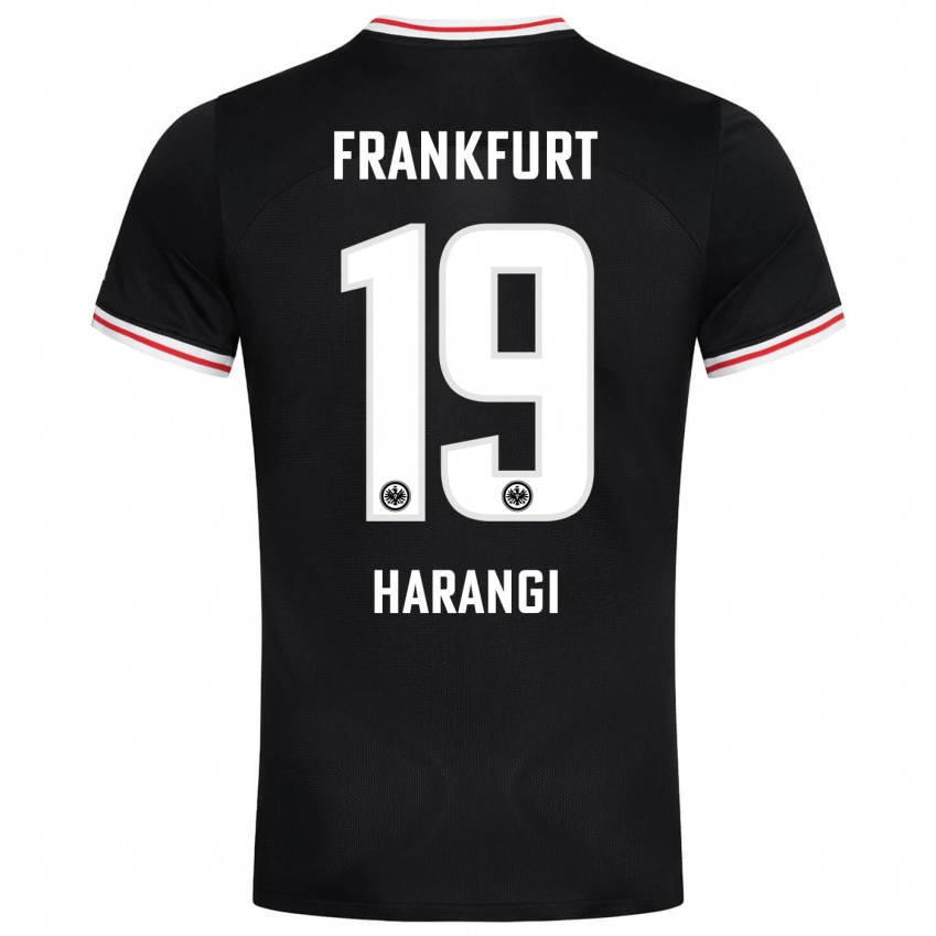 Damen Aiden Harangi #19 Schwarz Auswärtstrikot Trikot 2023/24 T-Shirt Schweiz