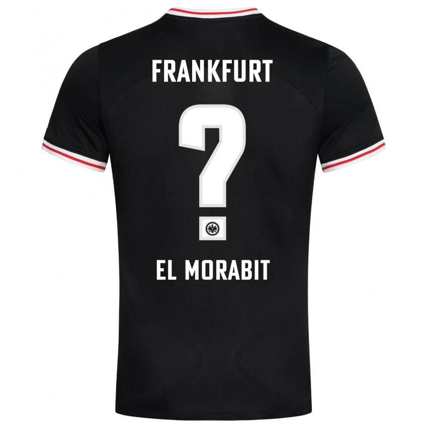 Damen Anas El Morabit #0 Schwarz Auswärtstrikot Trikot 2023/24 T-Shirt Schweiz