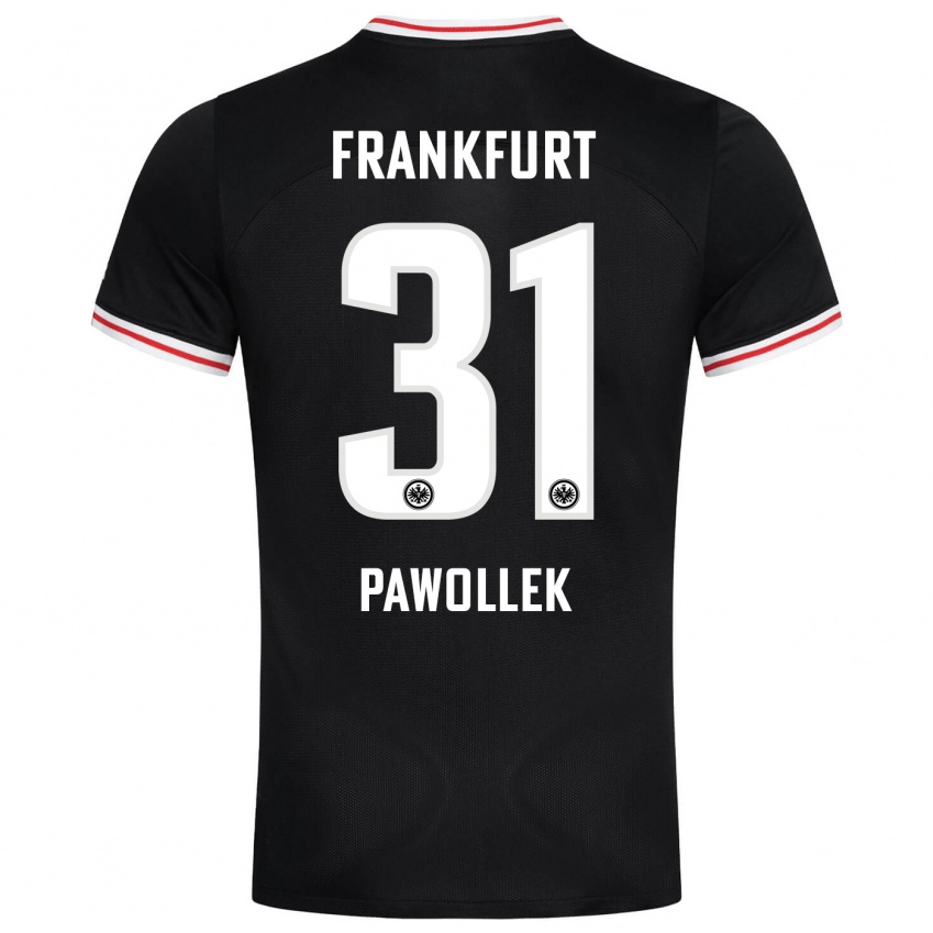 Damen Tanja Pawollek #31 Schwarz Auswärtstrikot Trikot 2023/24 T-Shirt Schweiz