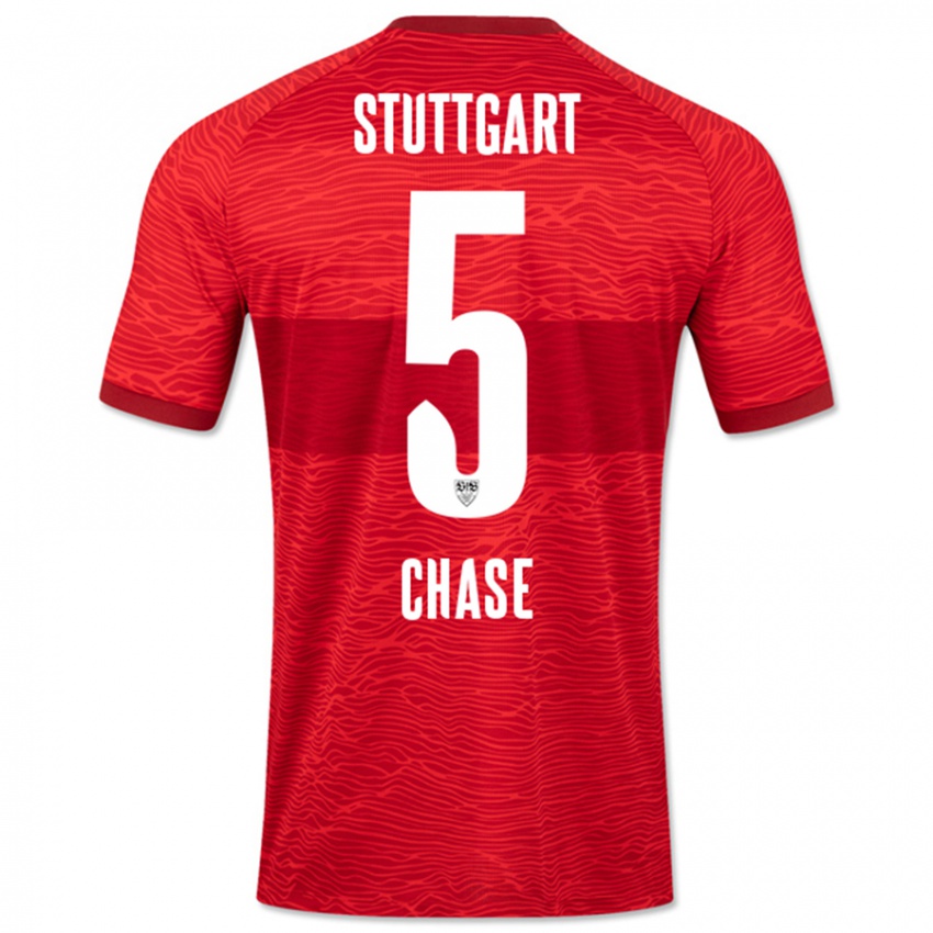 Femme Maillot Anrie Chase #5 Rouge Tenues Extérieur 2023/24 T-Shirt Suisse