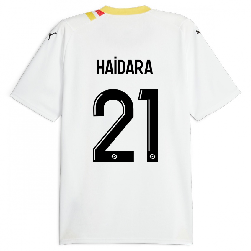 Damen Massadio Haidara #21 Schwarz Auswärtstrikot Trikot 2023/24 T-Shirt Schweiz