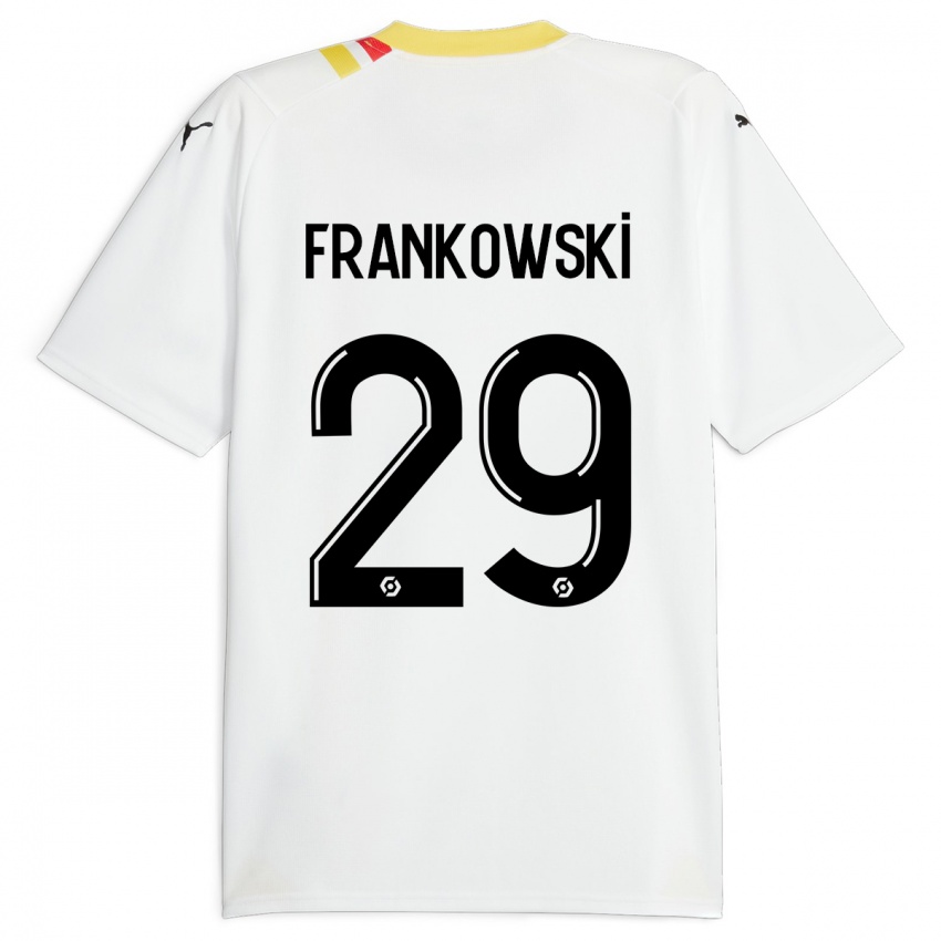 Damen Przemyslaw Frankowski #29 Schwarz Auswärtstrikot Trikot 2023/24 T-Shirt Schweiz