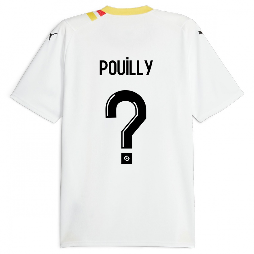 Damen Tom Pouilly #0 Schwarz Auswärtstrikot Trikot 2023/24 T-Shirt Schweiz