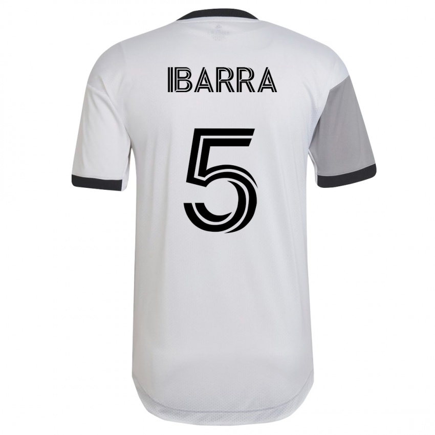 Damen Franco Ibarra #5 Weiß Auswärtstrikot Trikot 2023/24 T-Shirt Schweiz