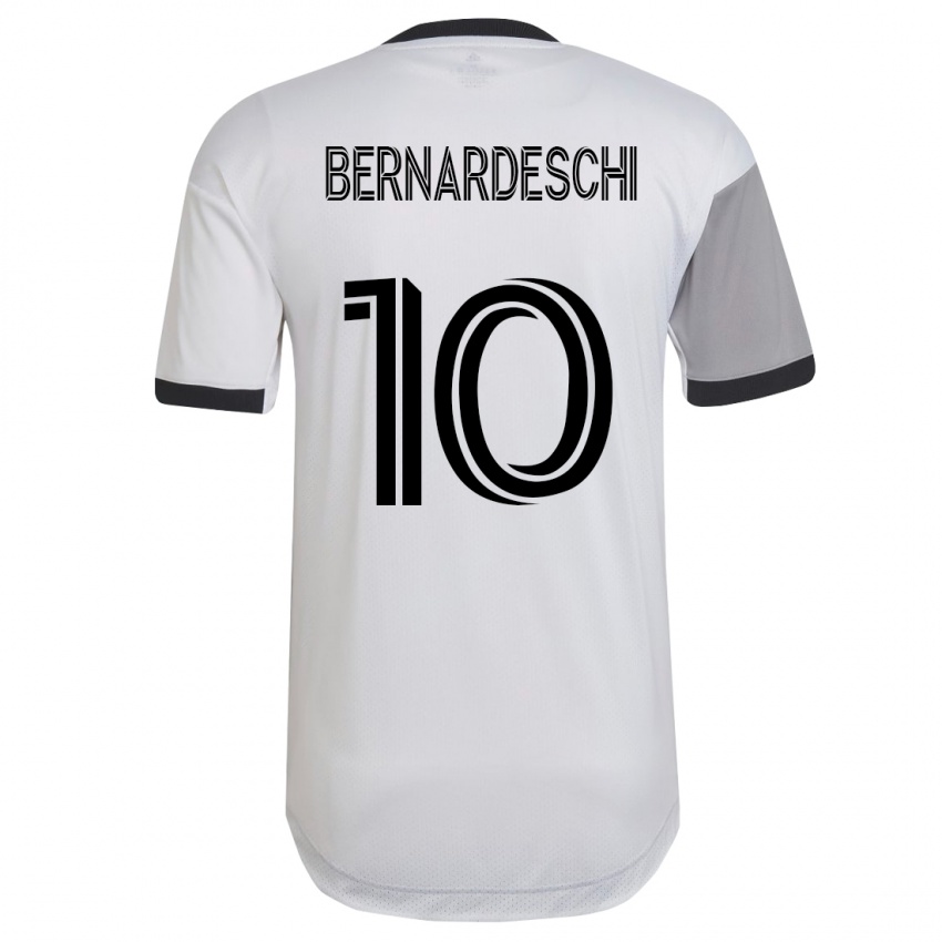Damen Federico Bernardeschi #10 Weiß Auswärtstrikot Trikot 2023/24 T-Shirt Schweiz