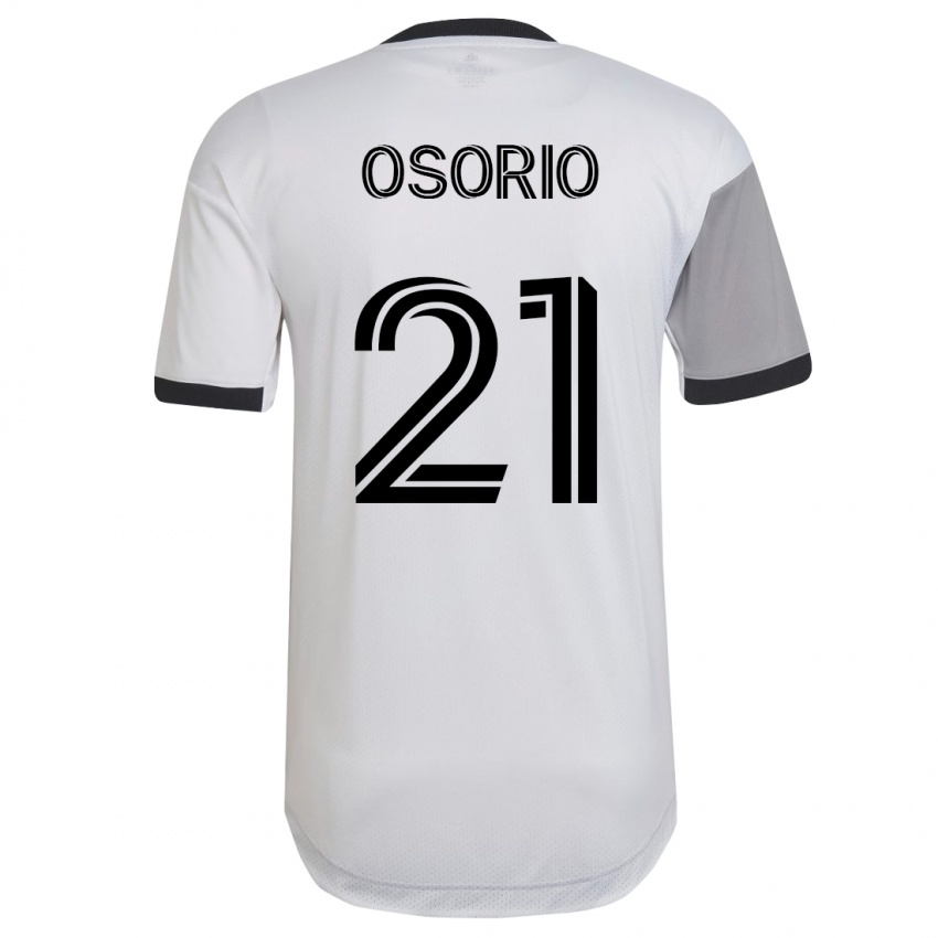 Damen Jonathan Osorio #21 Weiß Auswärtstrikot Trikot 2023/24 T-Shirt Schweiz