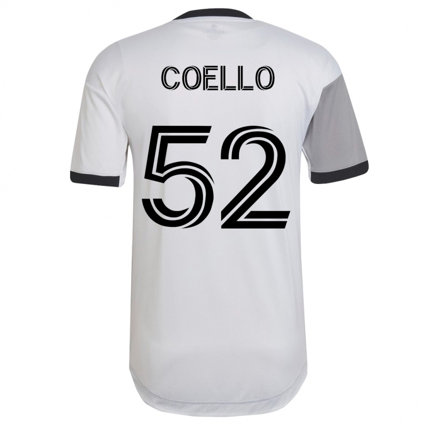 Damen Alonso Coello #52 Weiß Auswärtstrikot Trikot 2023/24 T-Shirt Schweiz
