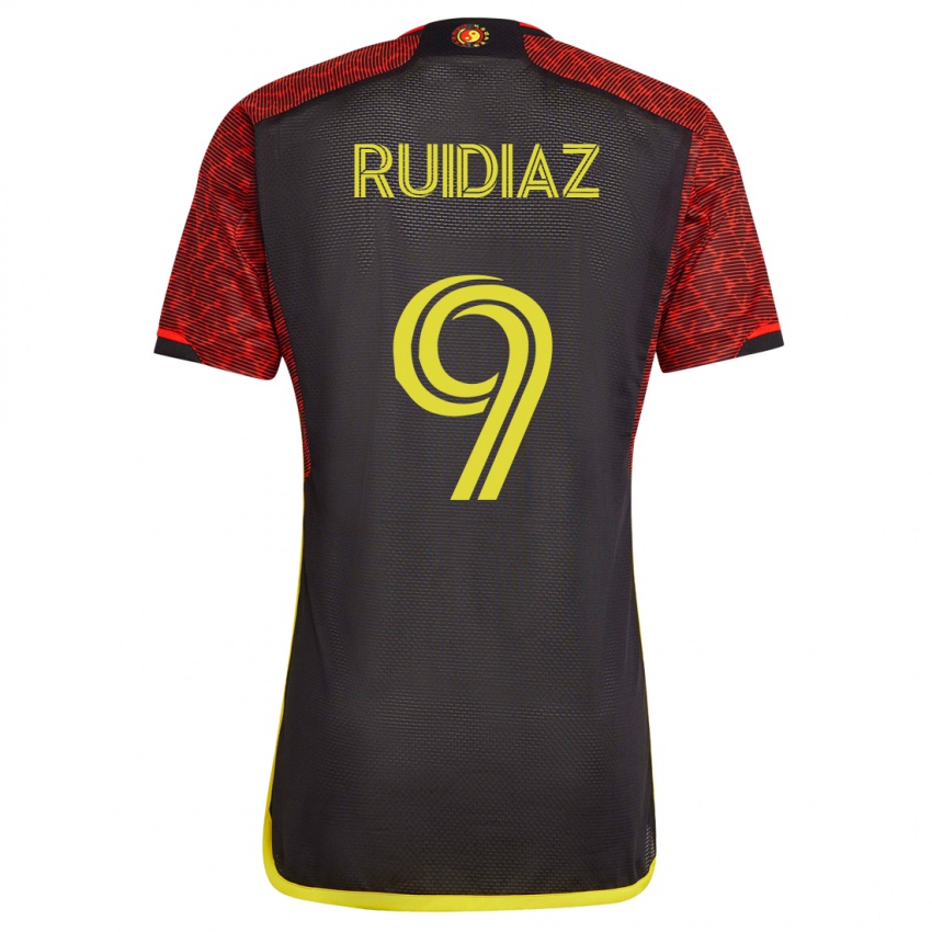 Damen Raúl Ruidíaz #9 Orangefarben Auswärtstrikot Trikot 2023/24 T-Shirt Schweiz