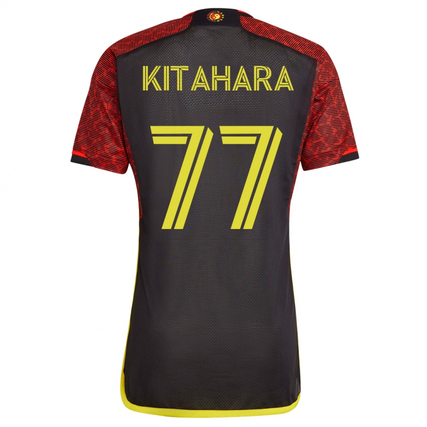 Damen Sota Kitahara #77 Orangefarben Auswärtstrikot Trikot 2023/24 T-Shirt Schweiz