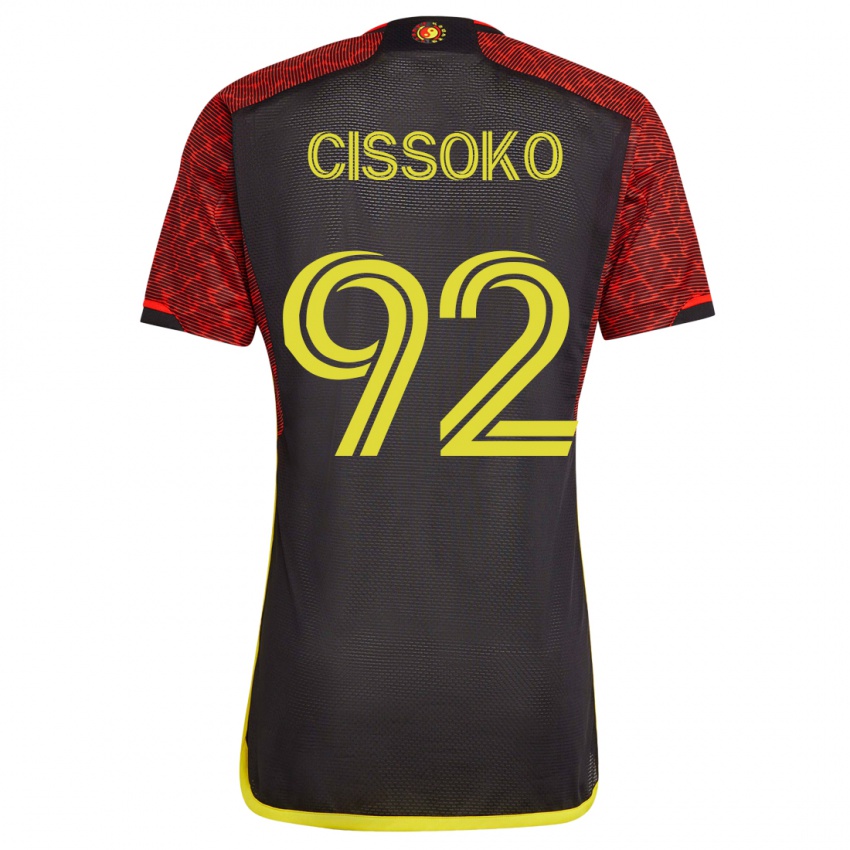 Damen Abdoulaye Cissoko #92 Orangefarben Auswärtstrikot Trikot 2023/24 T-Shirt Schweiz