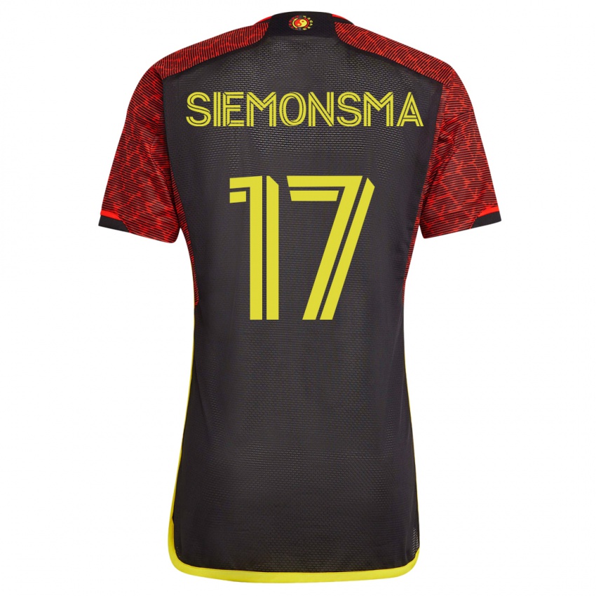 Damen Sianna Siemonsma #17 Orangefarben Auswärtstrikot Trikot 2023/24 T-Shirt Schweiz
