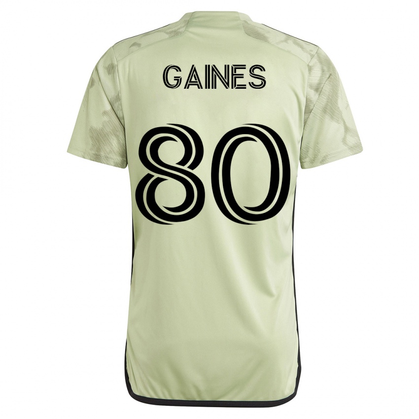 Femme Maillot Julian Gaines #80 Vert Tenues Extérieur 2023/24 T-Shirt Suisse