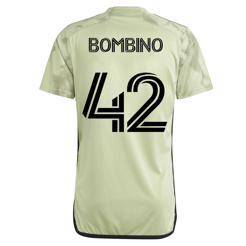 Femme Maillot Luca Bombino #42 Vert Tenues Extérieur 2023/24 T-Shirt Suisse