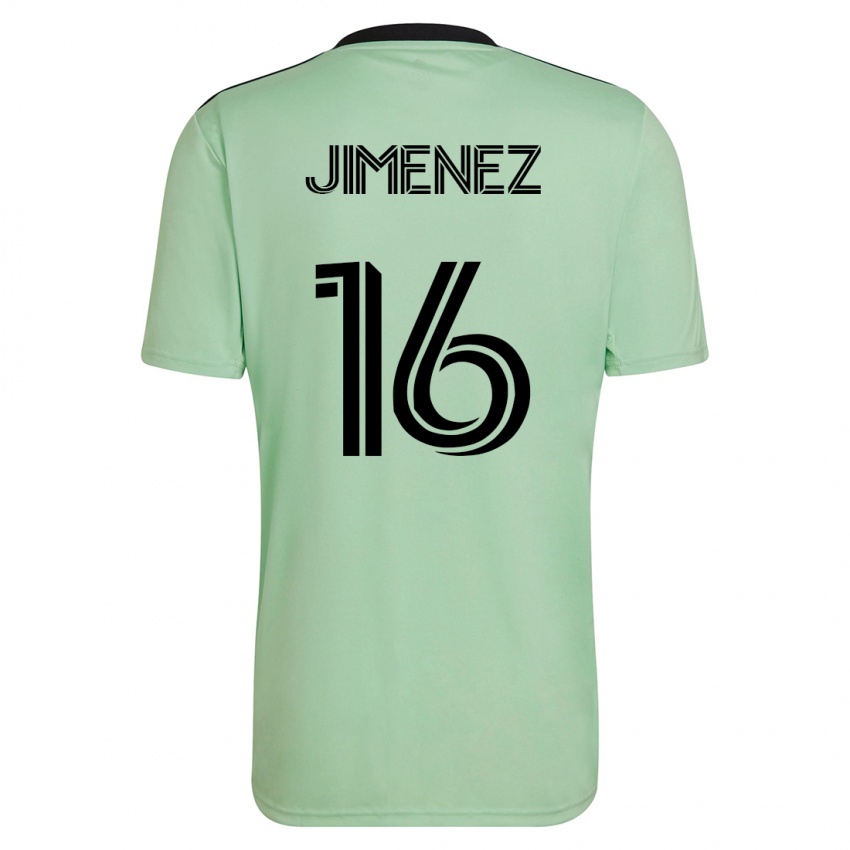 Damen Héctor Jiménez #16 Hellgrün Auswärtstrikot Trikot 2023/24 T-Shirt Schweiz