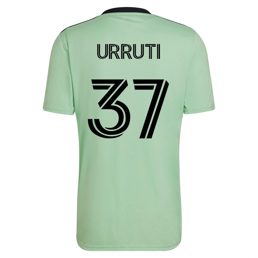 Damen Maximiliano Urruti #37 Hellgrün Auswärtstrikot Trikot 2023/24 T-Shirt Schweiz