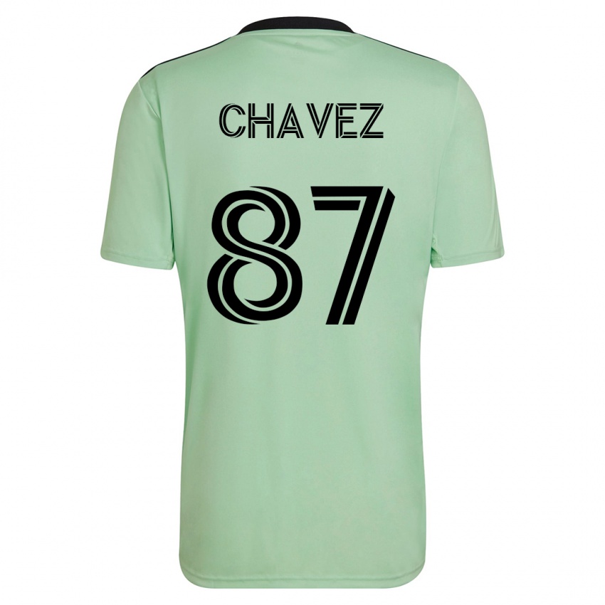 Femme Maillot Alfonso Ocampo-Chávez #87 Vert Clair Tenues Extérieur 2023/24 T-Shirt Suisse