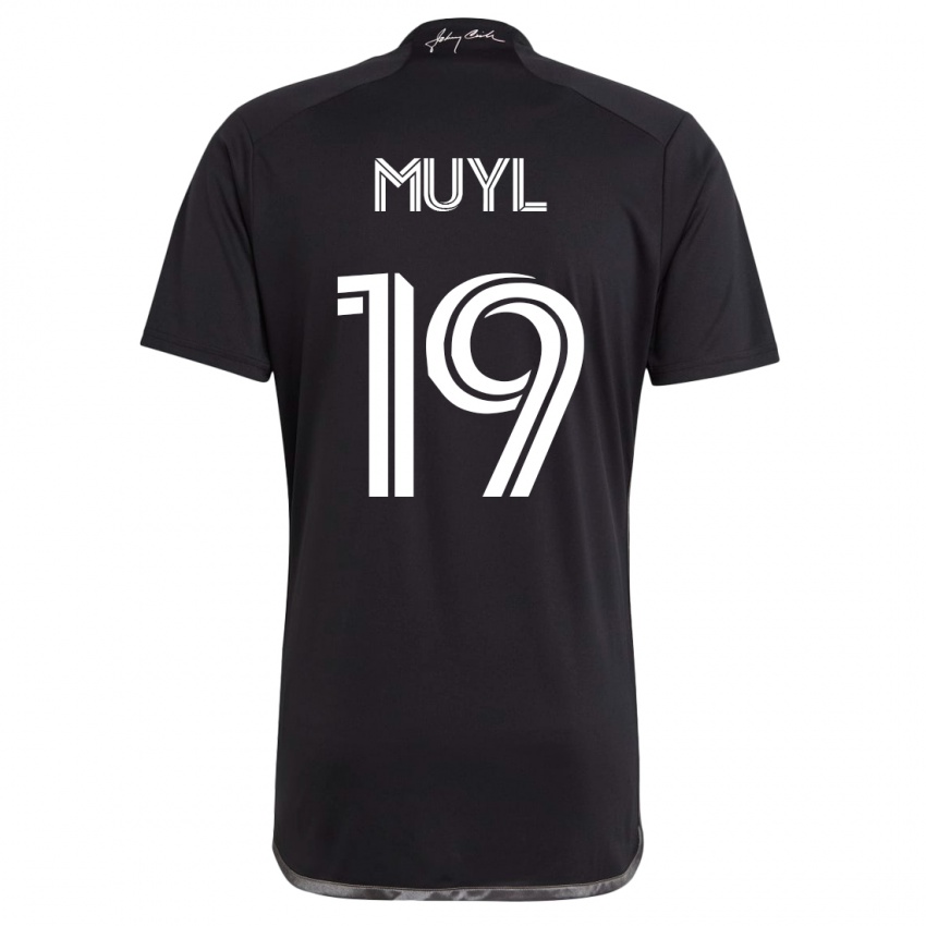 Damen Alex Muyl #19 Schwarz Auswärtstrikot Trikot 2023/24 T-Shirt Schweiz