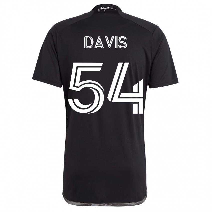 Damen Sean Davis #54 Schwarz Auswärtstrikot Trikot 2023/24 T-Shirt Schweiz