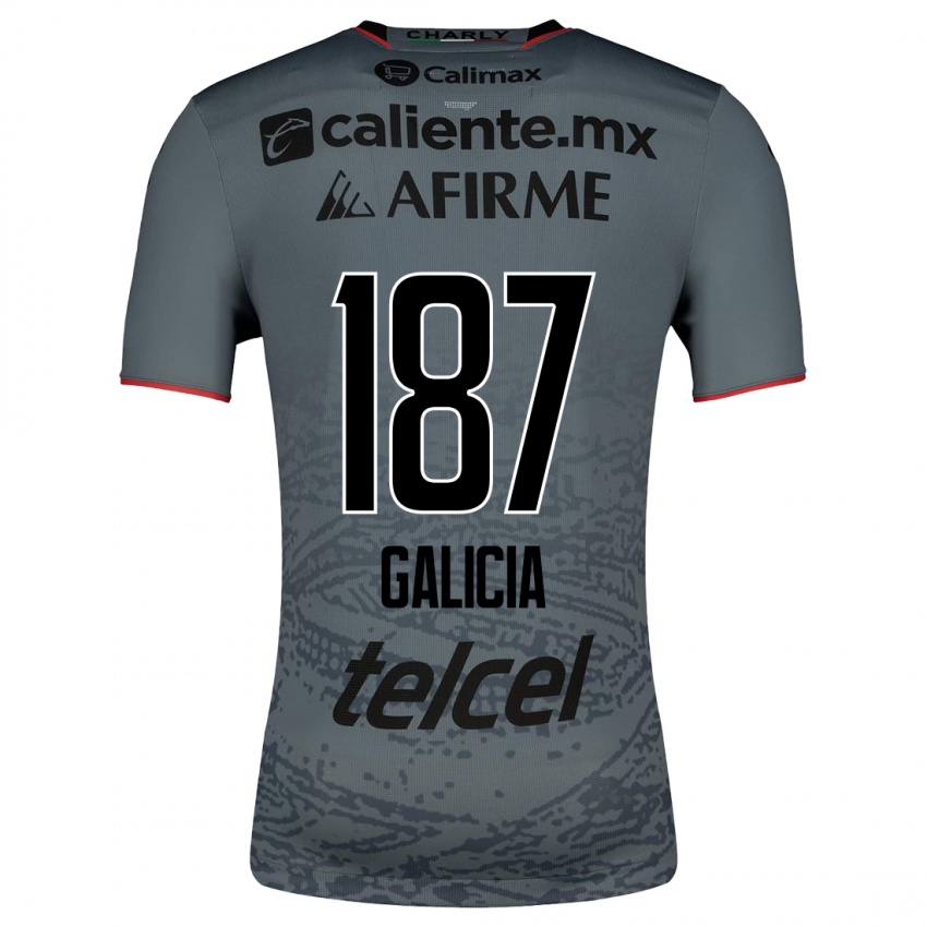 Femme Maillot Carlos Galicia #187 Gris Tenues Extérieur 2023/24 T-Shirt Suisse