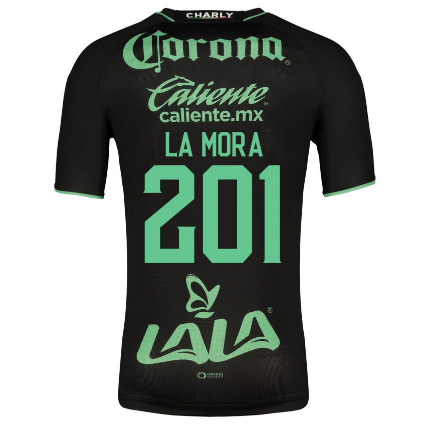 Femme Maillot Luis De La Mora #201 Noir Tenues Extérieur 2023/24 T-Shirt Suisse