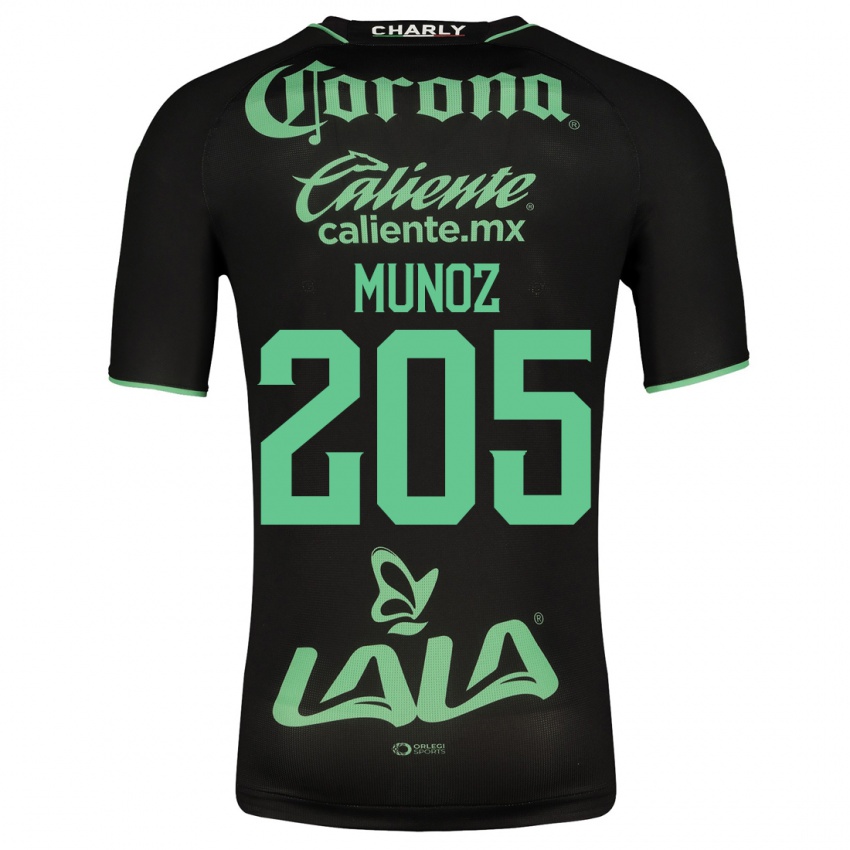 Damen Guillermo Muñoz #205 Schwarz Auswärtstrikot Trikot 2023/24 T-Shirt Schweiz