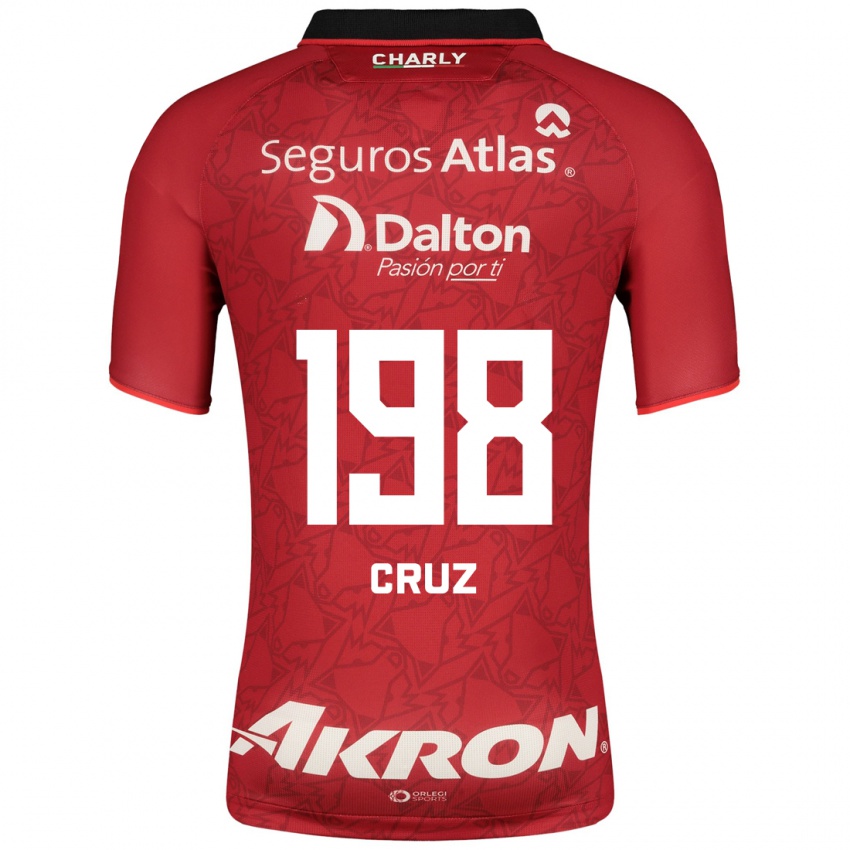 Femme Maillot Carlos Cruz #198 Rouge Tenues Extérieur 2023/24 T-Shirt Suisse