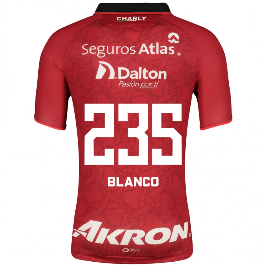 Damen Luis Blanco #235 Rot Auswärtstrikot Trikot 2023/24 T-Shirt Schweiz
