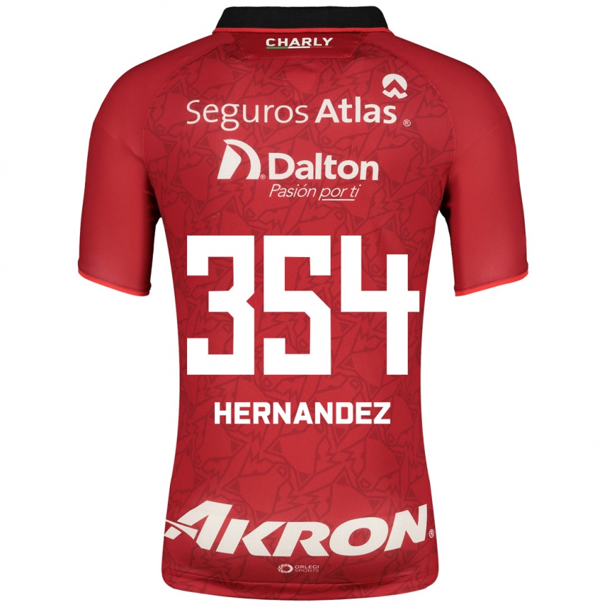 Damen Daniel Hernández #354 Rot Auswärtstrikot Trikot 2023/24 T-Shirt Schweiz