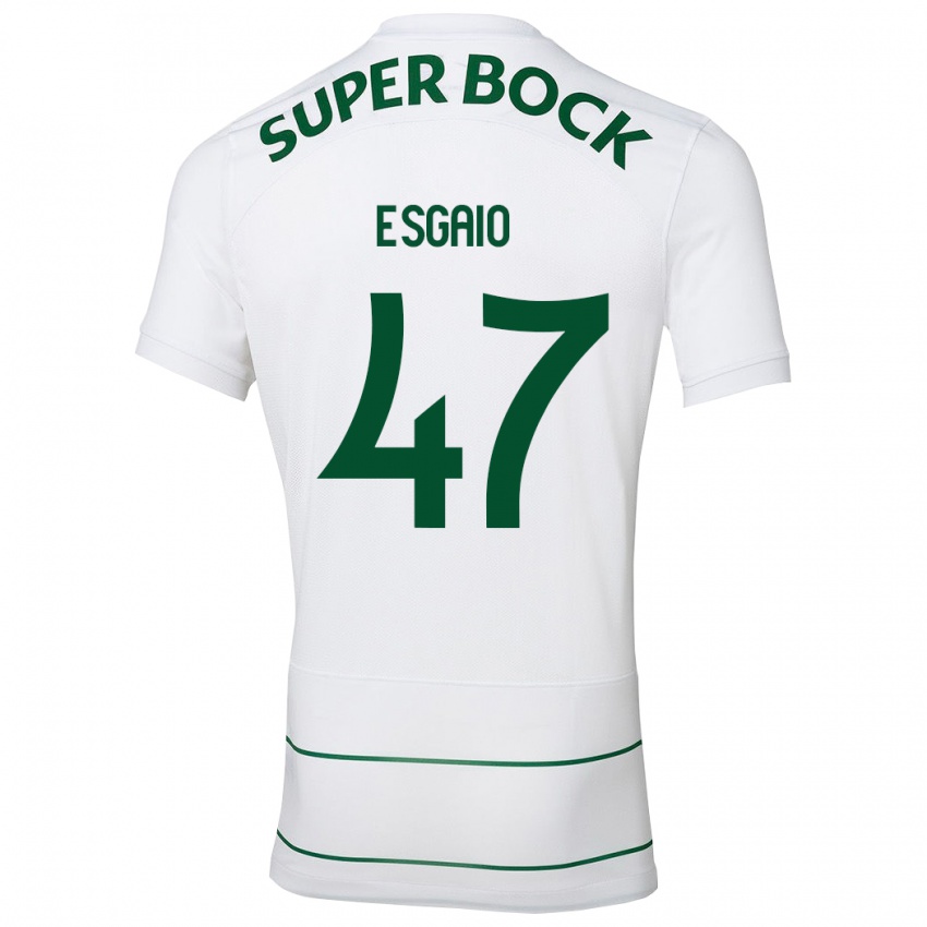 Damen Ricardo Esgaio #47 Weiß Auswärtstrikot Trikot 2023/24 T-Shirt Schweiz
