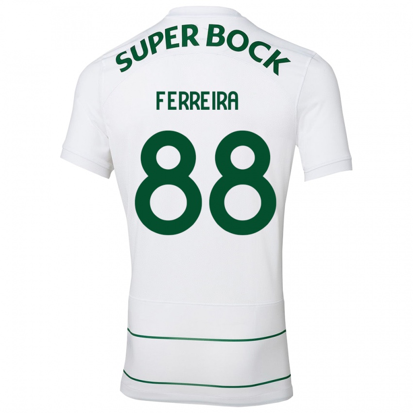 Damen Tiago Ferreira #88 Weiß Auswärtstrikot Trikot 2023/24 T-Shirt Schweiz